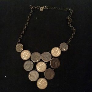 Swarovski gold diamond necklace